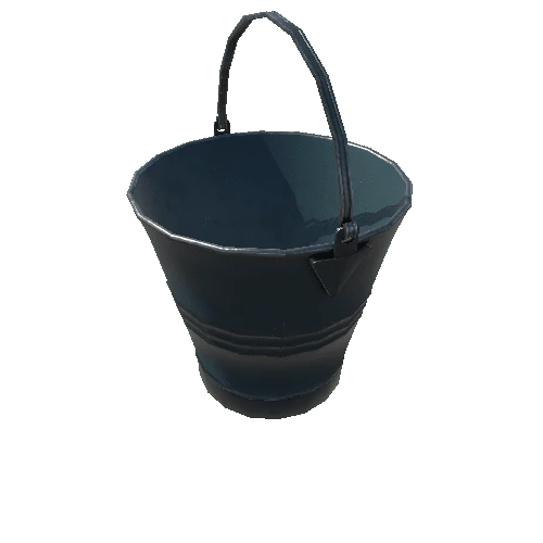 Steel Bucket Blue